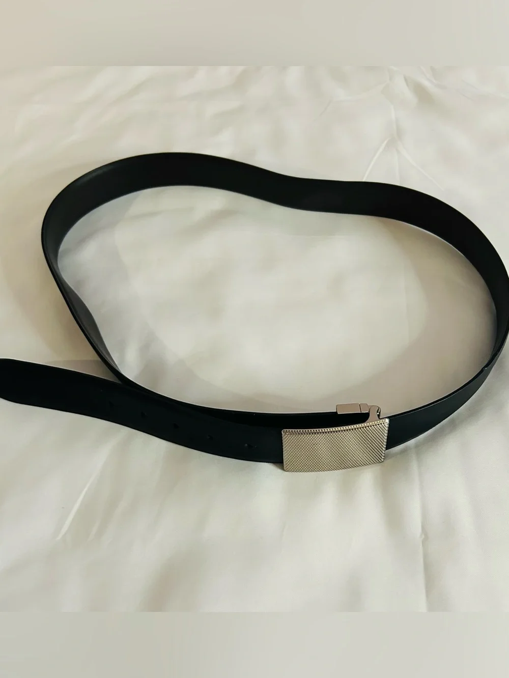 Men's Reversible Golf Belt with Textured Stealth Plaque Buckle Size XL